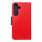 Samsung Galaxy S25 Wallet case Fancy Book Red / Navy