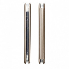 Samsung Galaxy S25 Plus Wallet Cases Book Elegance Elegant  Gold
