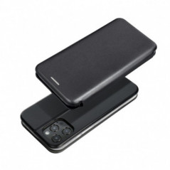 Samsung Galaxy S25 Plus Wallet Cases Book Elegance Elegant  Black