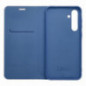 Samsung Galaxy A26 Wallet Cases LUNA Book Carbon Carbon Fibre, Elegant  Blue