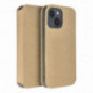 Samsung Galaxy A12 Wallet Cases Dual Pocket book Gold