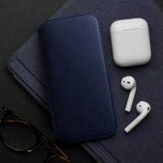 Samsung Galaxy A12 Wallet Cases Dual Pocket book Navy