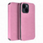 Samsung Galaxy A12 Wallet Cases Dual Pocket book Light pink