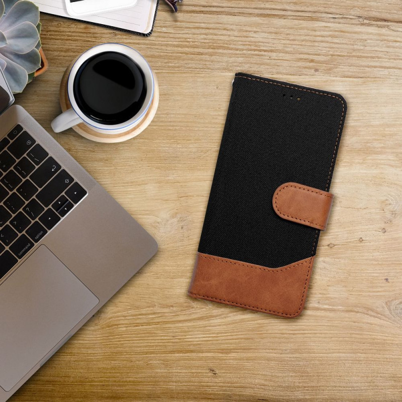 Samsung Galaxy A25 5G Wallet Cases JEANS Elegant Black Samsung Galaxy A25 5G Wallet Cases JEANS Elegant Black