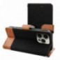 Apple iPhone 16 Wallet Cases JEANS Elegant Black Apple iPhone 16 Wallet Cases JEANS Elegant Black