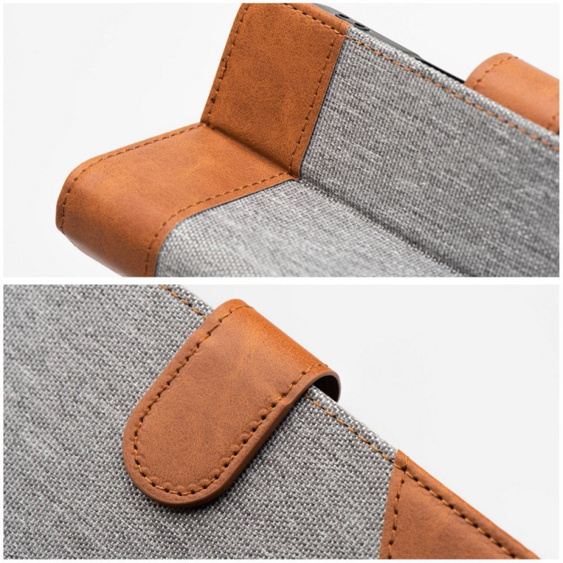 Apple iPhone 16 Wallet Cases JEANS Elegant Grey Apple iPhone 16 Wallet Cases JEANS Elegant Grey