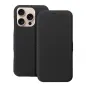 Apple iPhone 15 Wallet Cases FOLIO Side Magnet Elegant, Carbon pattern Black Apple iPhone 15 Wallet Cases FOLIO Side Magnet Elegant, Carbon pattern Black