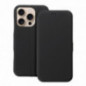 Apple iPhone 16 Pro Max Wallet Cases FOLIO Side Magnet Elegant, Carbon pattern  Black