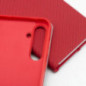 Samsung Galaxy S20 FE 5G Wallet Cases LUNA Book Carbon Carbon Fibre, Elegant  Red