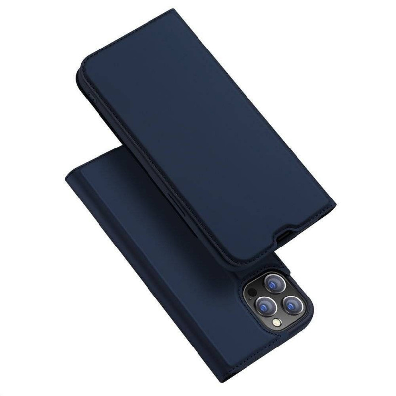 Apple iPhone 13 Pro Case Dux Ducis Leather Blue