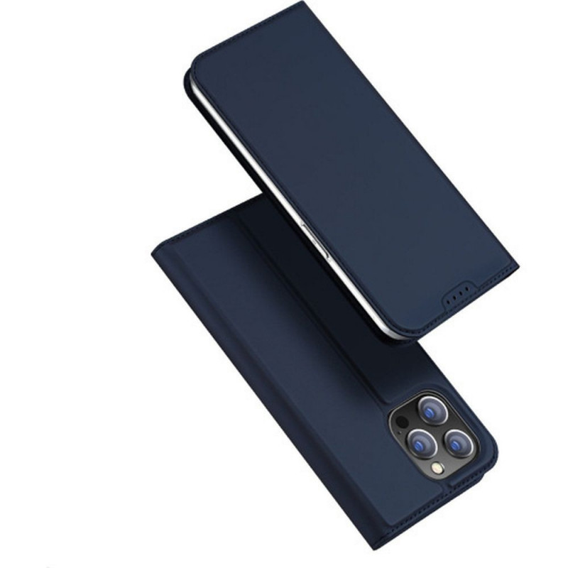 Apple iPhone 15 Pro Max Case Dux Ducis Leather Blue