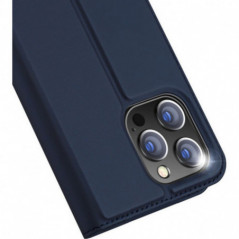 Apple iPhone 15 Pro Max Case Dux Ducis Leather Blue