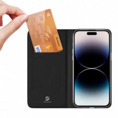 Apple iPhone 15 Pro Max Case Dux Ducis Leather Black