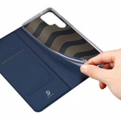 Samsung Galaxy S23 Ultra 5G Case Dux Ducis Leather Blue
