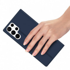 Samsung Galaxy S23 Ultra 5G Case Dux Ducis Leather Blue