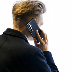 Samsung Galaxy S23 Ultra 5G Case Dux Ducis Leather Blue