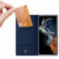 Samsung Galaxy S23 Ultra 5G Case Dux Ducis Leather Blue