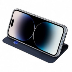 Apple iPhone 15 Case Dux Ducis Leather Blue