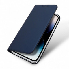Apple iPhone 15 Case Dux Ducis Leather Blue