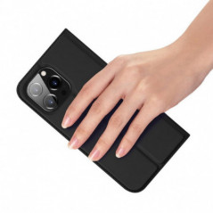 Apple iPhone 14 Pro Case Dux Ducis Leather Black