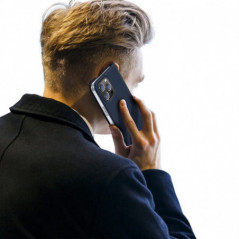 Apple iPhone 14 Pro Case Dux Ducis Leather Blue
