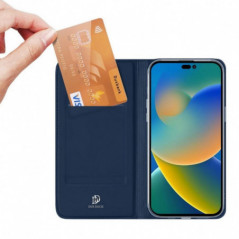Apple iPhone 14 Pro Max Case Dux Ducis Leather Blue