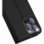 Apple iPhone 15 Pro Case Dux Ducis Leather Black