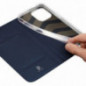 Apple iPhone 15 Pro Case Dux Ducis Leather Blue