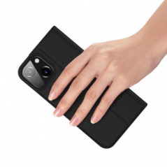 Apple iPhone 13 Case Dux Ducis Leather Black