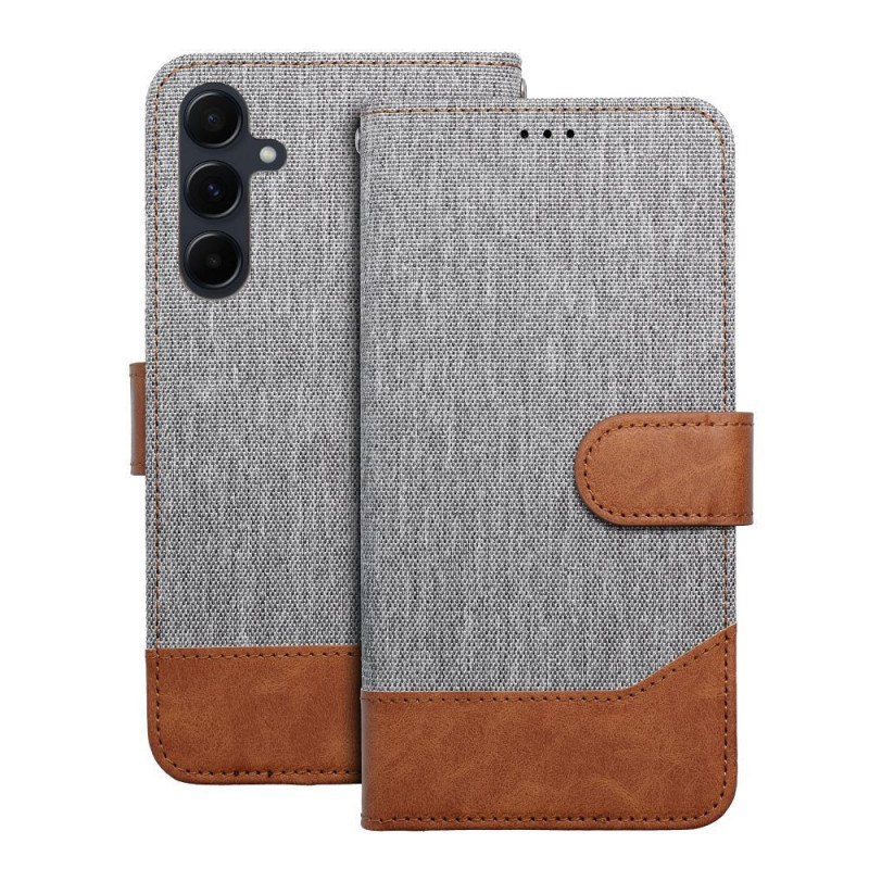 XIAOMI Redmi Note 14 Pro 4G Wallet Cases JEANS Elegant  Grey