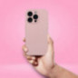 Apple iPhone 15 Case Silicone 2mm Sand pink Apple iPhone 15 Case Silicone 2mm Sand pink