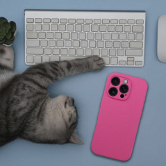 Apple iPhone 15 Case Silicone 2mm Pink
