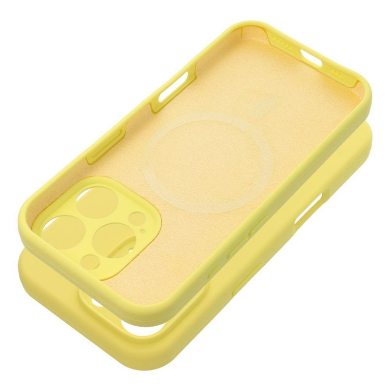 Apple iPhone 15 Case Silicone 2mm Lemon
