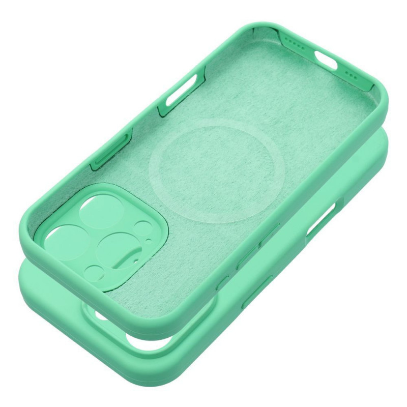 Apple iPhone 15 Case Silicone 2mm Mint