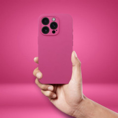 Apple iPhone 15 Pro Max Case Silicone 2mm Pink