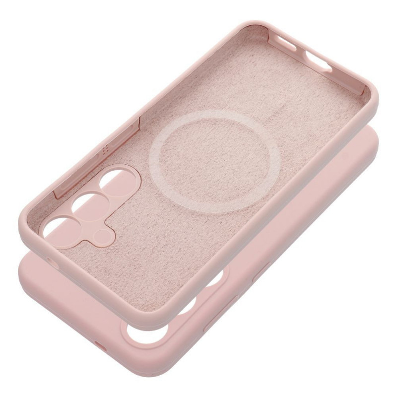 Samsung Galaxy S25 Case Silicone 2mm Sand pink