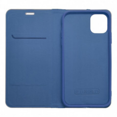 Apple iPhone 16e Wallet Cases LUNA Book Carbon Carbon Fibre, Elegant  Blue