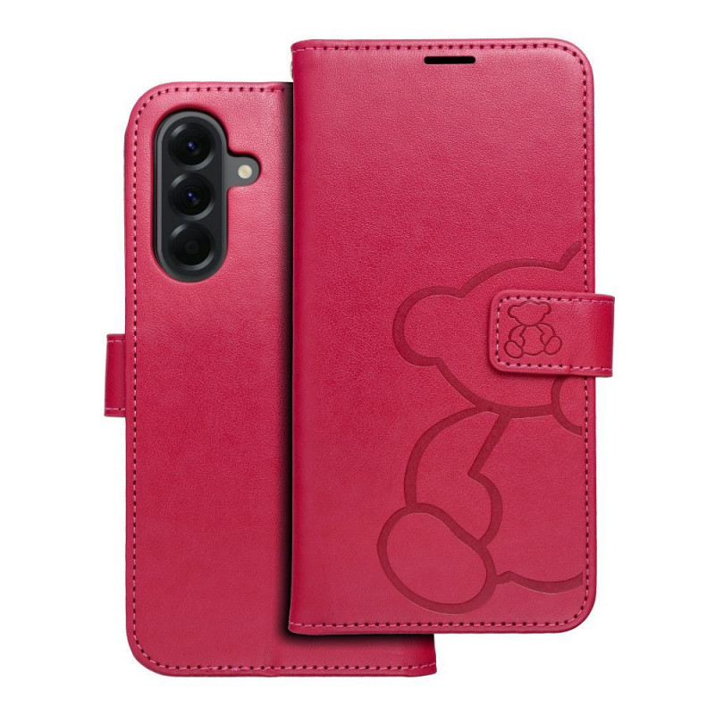 Samsung Galaxy A56 Wallet Cases MEZZO Book Magenta