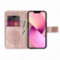 Apple iPhone 14 Wallet Cases MEZZO Book Rose gold