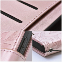 Apple iPhone 14 Wallet Cases MEZZO Book Rose gold