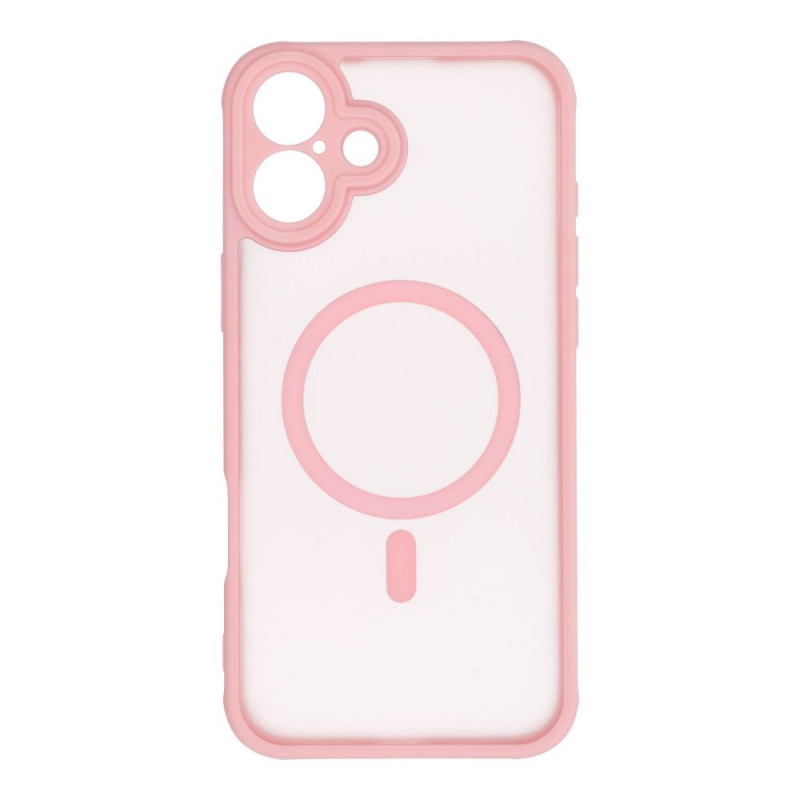 Apple iPhone 15 Case Matte Mag Cove MagSAFE  Pink