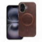 Apple iPhone 12 Case Gentleman Mag Cover Elegant  MagSAFE  Brown
