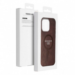 Apple iPhone 12 Case Gentleman Mag Cover Elegant  MagSAFE  Brown