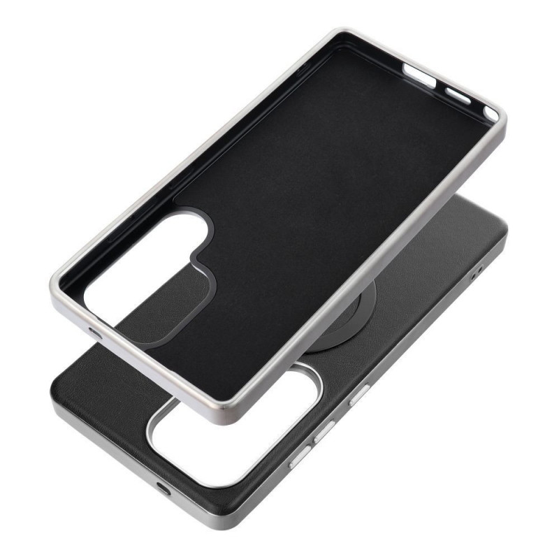 Samsung Galaxy A56 Case Gentleman Mag Cover Elegant  MagSAFE  Black