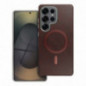 Samsung Galaxy S25 Ultra Case Gentleman Mag Cover Elegant  MagSAFE  Brown