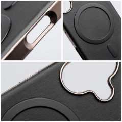 Apple iPhone 12 Pro Case Gentleman Mag Cover Elegant  MagSAFE  Black