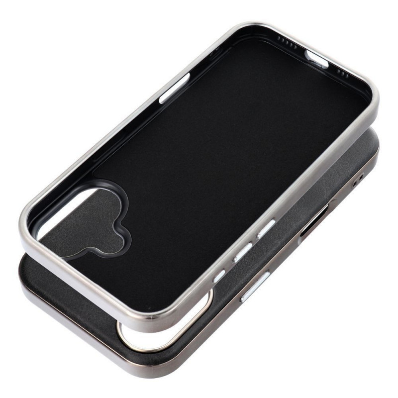 Apple iPhone 16 Case Gentleman Mag Cover Elegant  MagSAFE  Black
