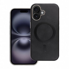 Apple iPhone 16 Case Gentleman Mag Cover Elegant  MagSAFE  Black