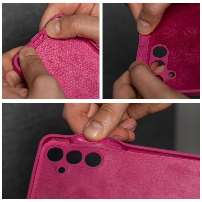 Motorola Moto G55 Case Silicone 2mm Pink