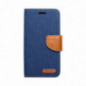 Apple iPhone 16 Wallet Cases CANVAS Book Navy blue